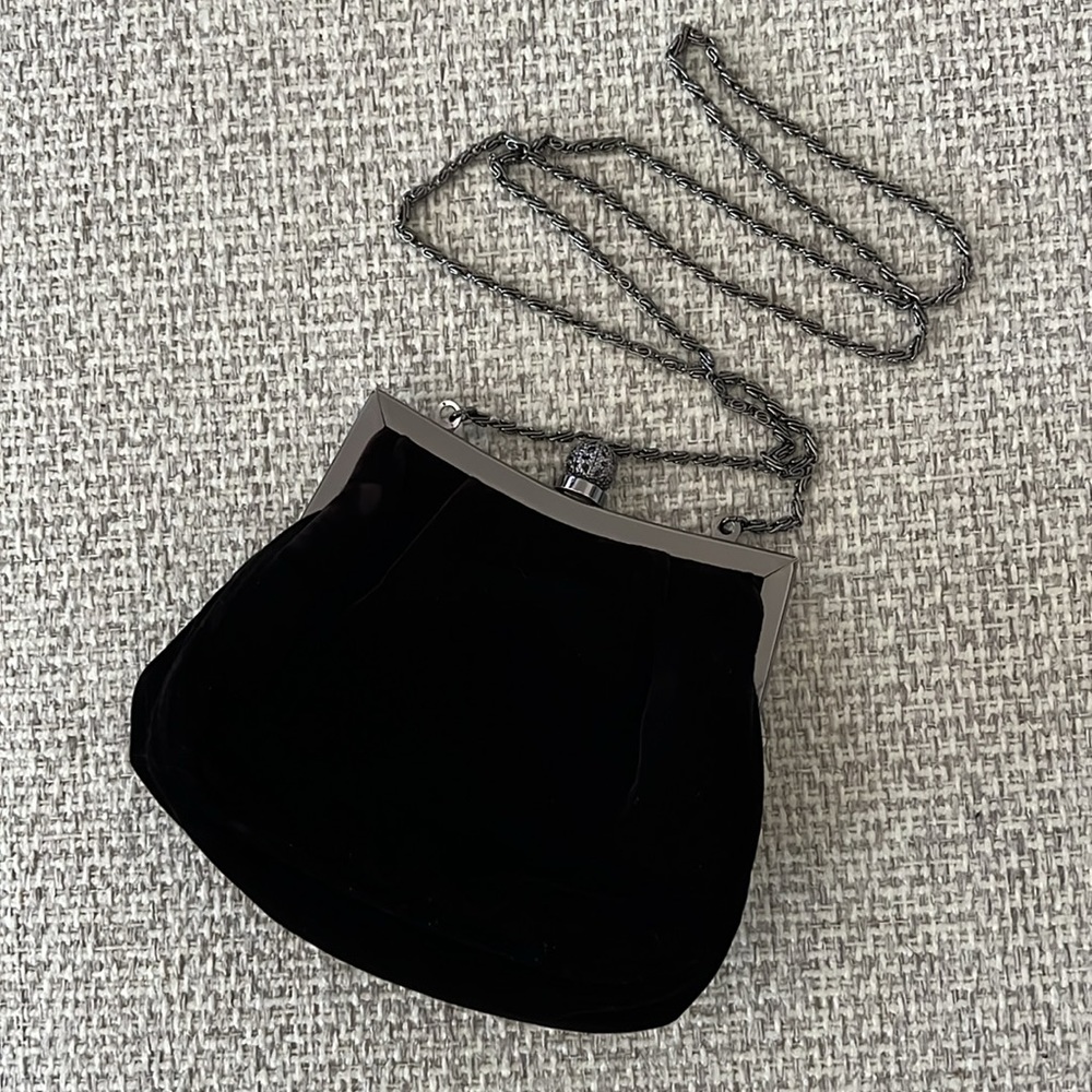 Hillard & Hanson Small Velvet Evening Bag
